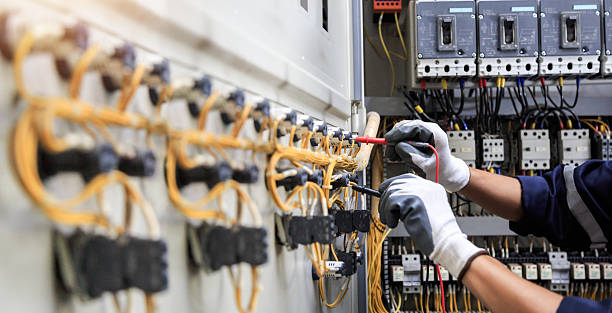 Professional Electrician technician working in Glen Raven, NC